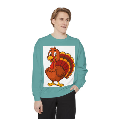 Thanksgiving Turkey Sweatshirt - Cute Cartoon Turkey Pullover