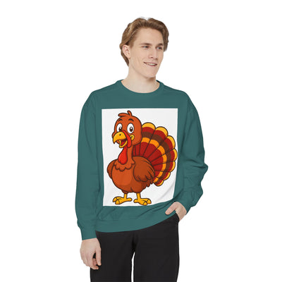 Thanksgiving Turkey Sweatshirt - Cute Cartoon Turkey Pullover